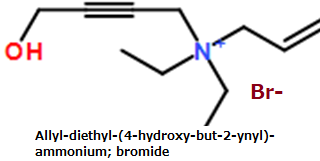 CAS#Allyl-diethyl-(4-hydroxy-but-2-ynyl)-ammonium; bromide